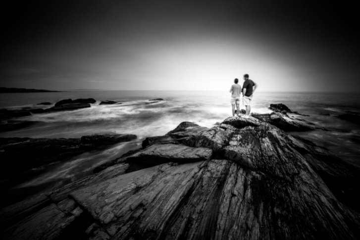 Couple At Cape-Elizabeth-Dyer-Point-Mabry-Campbell